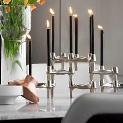small stand nordic metal candlestick for stick candelabra set for 3 candles vintage living room decor
