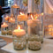 Large Capacity Glass Vase Candle Decoration Straight Tube Wedding Glass Cup Dining Table Storage Ja 2