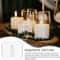 Large Capacity Glass Vase Candle Decoration Straight Tube Wedding Glass Cup Dining Table Storage Ja 4
