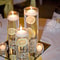 Large Capacity Glass Vase Candle Decoration Straight Tube Wedding Glass Cup Dining Table Storage Ja 3
