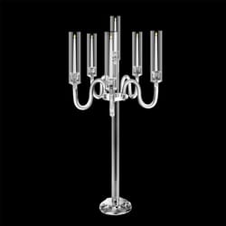 high acrylic candle holder centerpiece arm conical led wedding decor