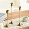 Brass Gold Candlestick Holders Kit Candle Holders Stand For Wedding Party Decorative Dining 1