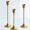 Brass Gold Candlestick Holders Kit Candle Holders Stand For Wedding Party Decorative Dining 11