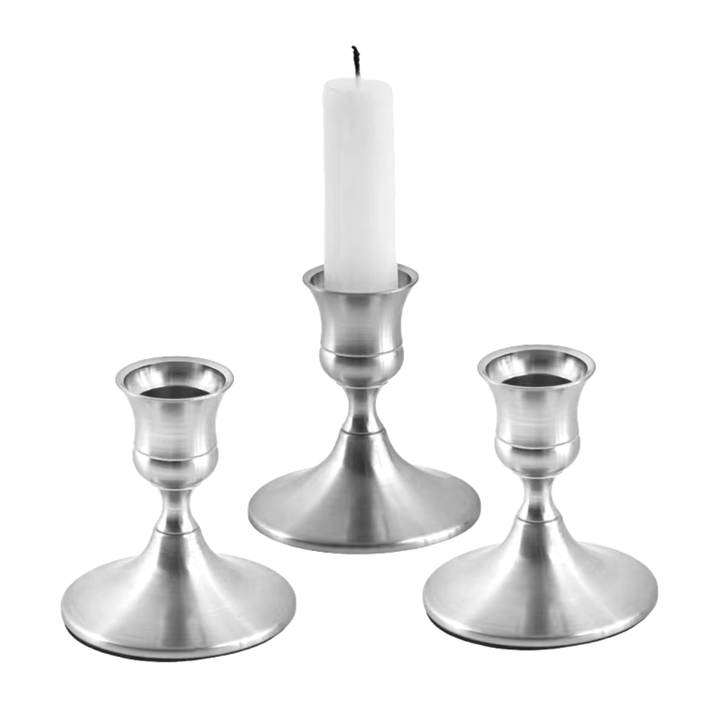 Brass Gold Candlestick Holders Kit Candle Holders Stand For Wedding Party Decorative Dining 7