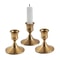 Brass Gold Candlestick Holders Kit Candle Holders Stand For Wedding Party Decorative Dining 8