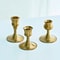 Brass Gold Candlestick Holders Kit Candle Holders Stand For Wedding Party Decorative Dining 6