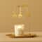 Creative Swing Windmill Tray Rotating Candlestick Scented Candle Romantic Walk Horse Lamp Gift 3