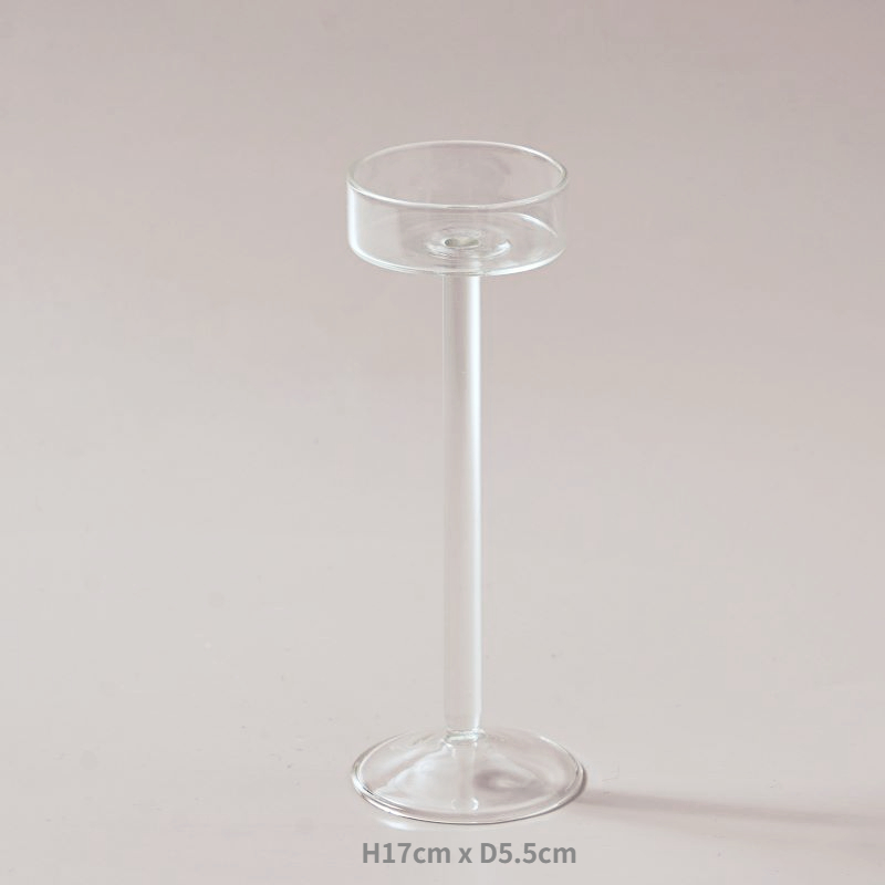 Tealight Candle Holders Set Glass Candle Holder For Wedding Table Centerpieces Crystal Holder For H 8