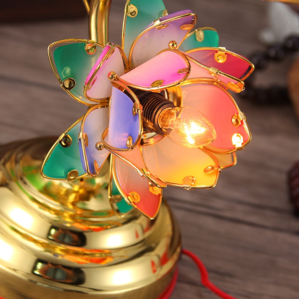 Lotus Lamp Buddha Supply Lamp 61cm Sshaped Buddhist Temple Home Decor 3