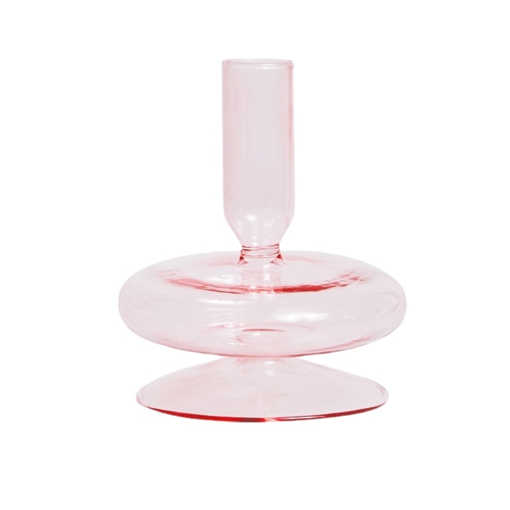 Glass Candlesticks For Home Wedding Table Floriddle Taper Candle Holders Glass Vase Bookshelf Candl