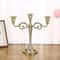 Metal Candlestick Holder Retro 3-Arm Candelabra Wedding Home Decor