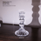 Pillar Glass Candle Wick Holder Clear Candlestick For Dining Table Design Decor 4