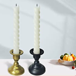 mini retro metal candle stick holder pillar iron art wedding party decor vintage candlestick stand