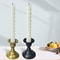 Mini Retro Metal Candle Stick Holder Pillar Iron Art Wedding Party Decor Vintage Candlestick Stand 0