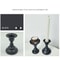 Mini Retro Metal Candle Stick Holder Pillar Iron Art Wedding Party Decor Vintage Candlestick Stand 4