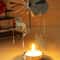 Candelabra Christmas Decorations Spinning Rotary Metal Carousel Tea Light Candle Holder Stand Light 2