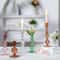 Elegant Glass Taper Candle Holders Glass Candlestick Holders Groovy Wavy Candle Stick For Home Part 4