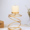 Simple Golden Metal Candle Holders Luxury Style Bar Wedding Decor Home Candlestick