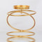 Simple Golden Metal Candle Holders Luxury Style Bar Wedding Decor Home Candlestick