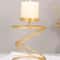 Simple Golden Metal Candle Holders Luxury Style Bar Wedding Decor Home Candlestick