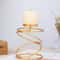 Simple Golden Metal Candle Holders Luxury Style Bar Wedding Decor Home Candlestick