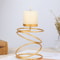 Simple Golden Metal Candle Holders Luxury Style Bar Wedding Decor Home Candlestick