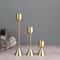 Golden Metal Candle Holders Luxury Wedding Candelabra Bar Party Table Stand Home Decorations For Ne 5