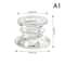 Novelty Glass Candle Holder Romantic Candle Stand Wedding Centerpieces Desk Ornaments Gifts 6
