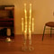 Acrylic Candelabras for Wedding Dinner Party Clear Candle Centerpiece for Tables