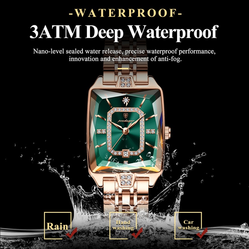 Premium Elegant Womens Watches Waterproof Ladies Wristwatch Stainless Steel Quartz Luxury Date Watc 1