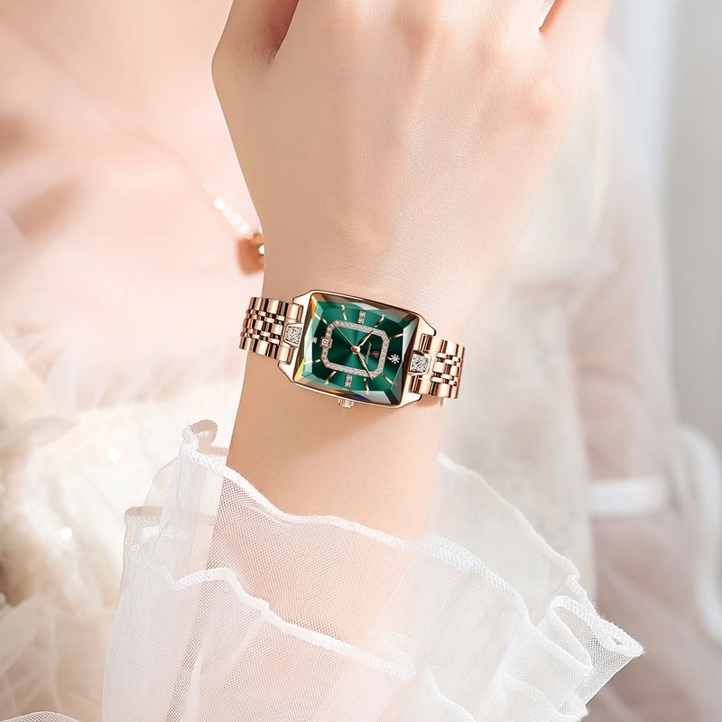 Premium Elegant Womens Watches Waterproof Ladies Wristwatch Stainless Steel Quartz Luxury Date Watc 3