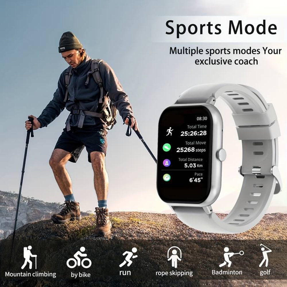 Sports Smart Watch With Wireless Calling MultiSport Mode Suitable For Men And Women 1