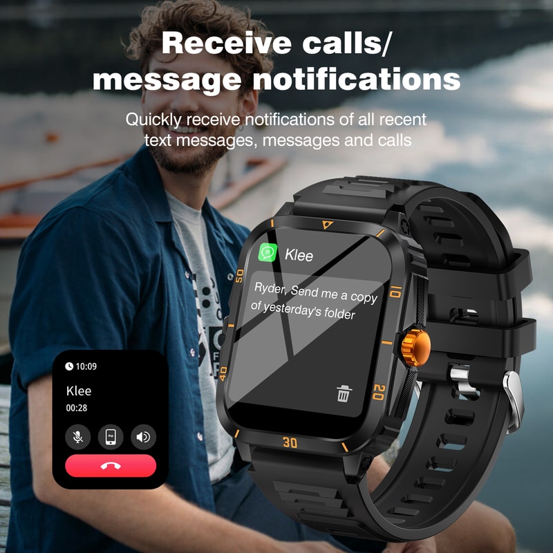 Popular Smartwatch With HD Full Touch Screen Wireless Calls Sports Modes Sedentary Reminders And Me 1