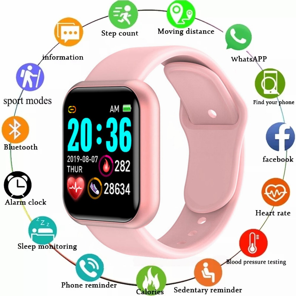 Bluetooth Connected Multifunctional Smart Watch Men Women Sports Fitness Sleep Monitor Music Bracel 0