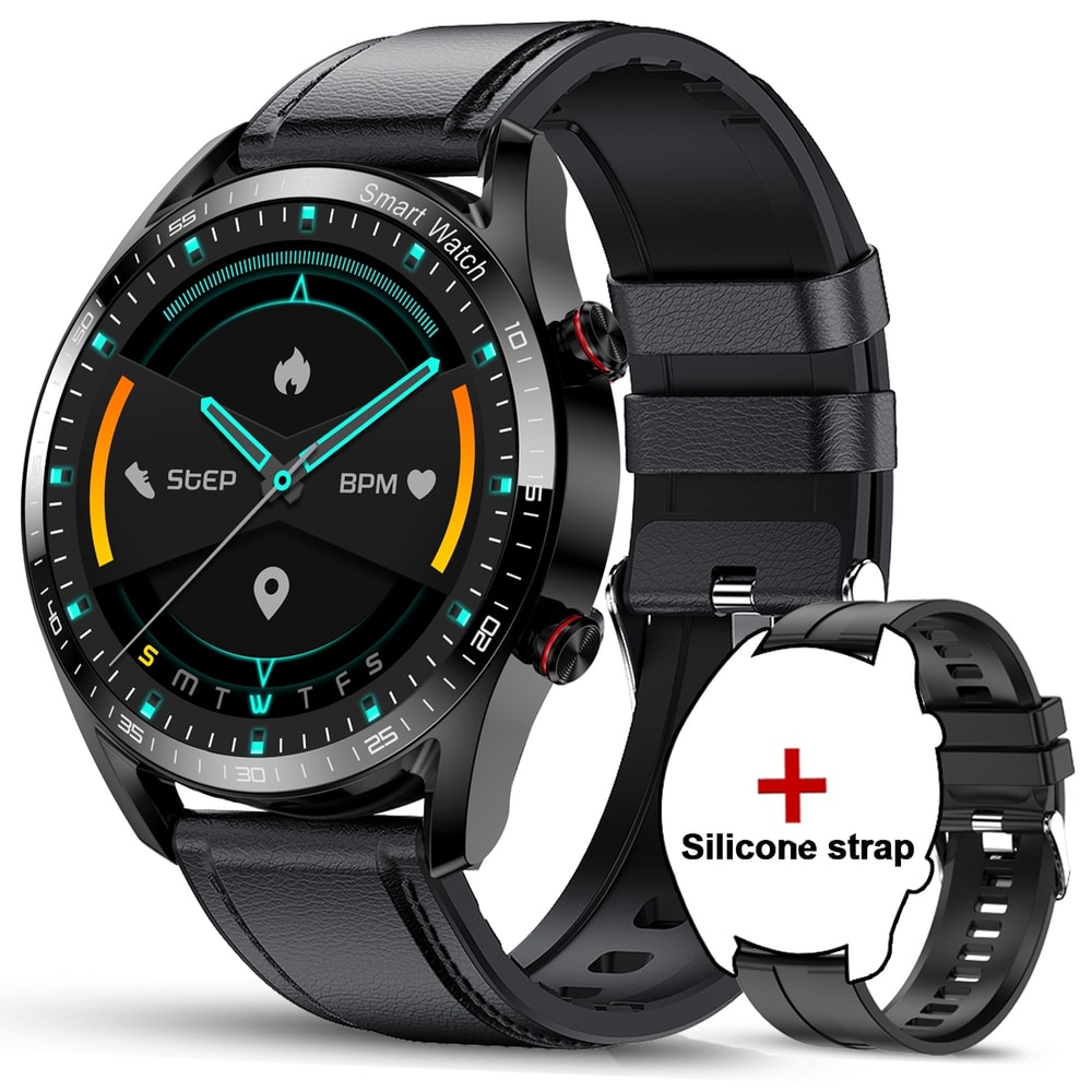 Bluetooth Call Smart Watch Men Waterproof Health Monitoring Multi-Sport Mode Business Smartwatch