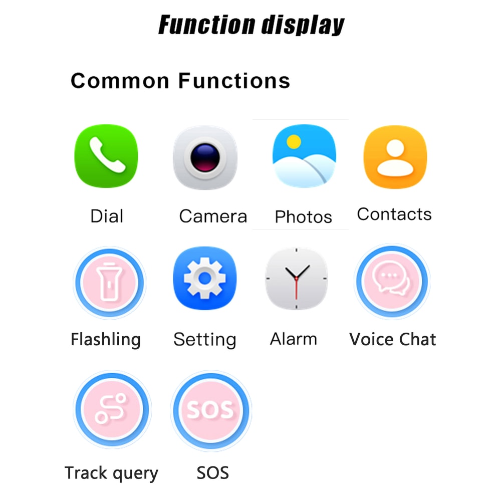 Waterproof Kids Smart Watch With SOS LBS Location Sim Card Camera For Boys Girls Gift Present 2