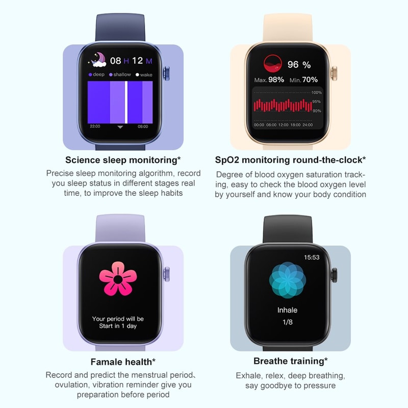 Smartwatch For Women Voice Assistant With Health Monitoring And Waterproof Feature 5