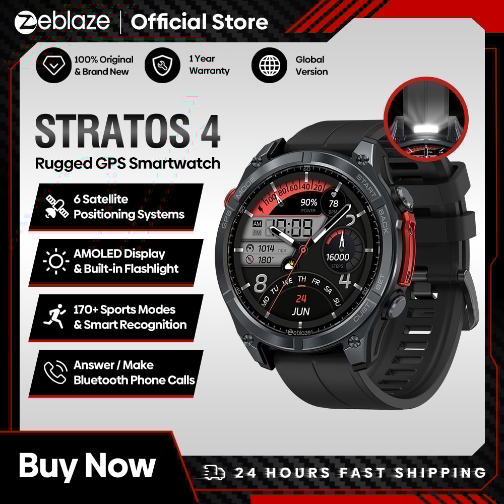 Display NEW GPS Smart Watch Builtin Compass Flashlight Barometric Altimeter Voice Call Smartwatch 6
