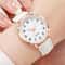 Ladies Fashion Watches Arabic Dial Leather Band Quartz Watch Girls Casual Gift Clock 1