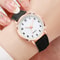 Ladies Fashion Watches Arabic Dial Leather Band Quartz Watch Girls Casual Gift Clock 3