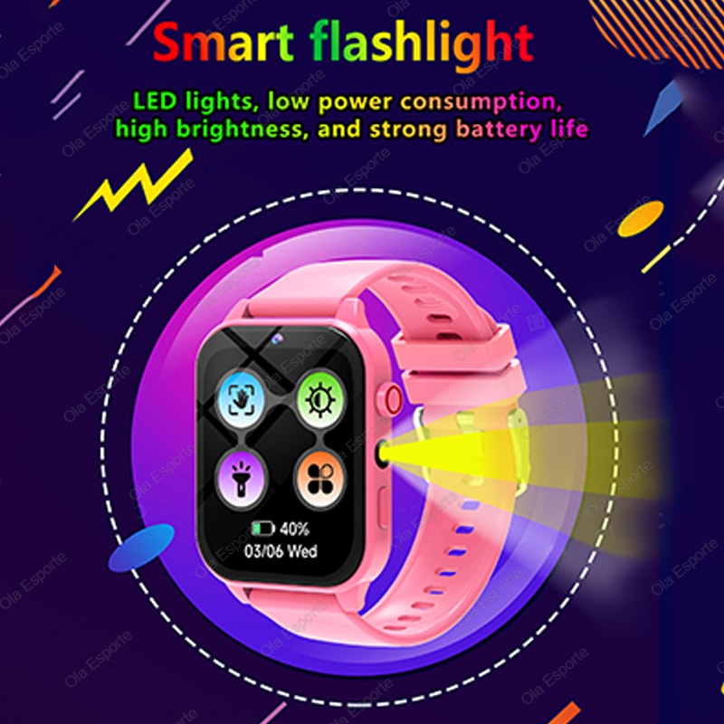 Kids Smart Watch With Display Camera Games Sleep Monitor Alarm Clock Gift For Boys Girls 2