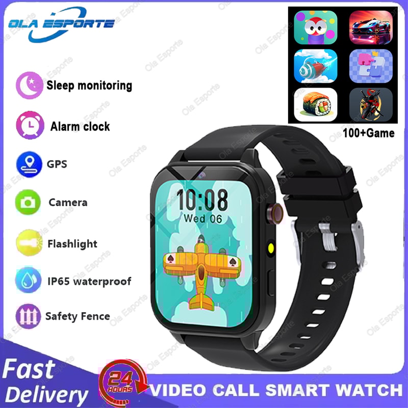 Kids Smart Watch With Display Camera Games Sleep Monitor Alarm Clock Gift For Boys Girls 6