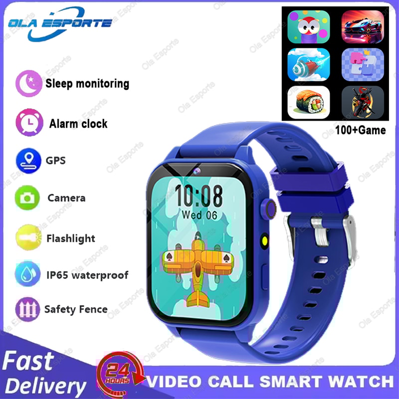 Kids Smart Watch With Display Camera Games Sleep Monitor Alarm Clock Gift For Boys Girls 8
