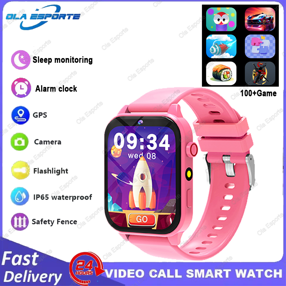 Kids Smart Watch With Display Camera Games Sleep Monitor Alarm Clock Gift For Boys Girls 7