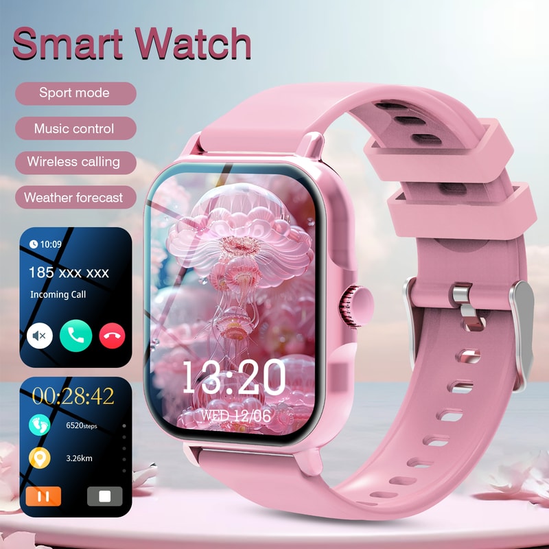 Fitness Tracker Smart Watch For Men And Women Wireless Calling Sports Smart Watch Screen 6