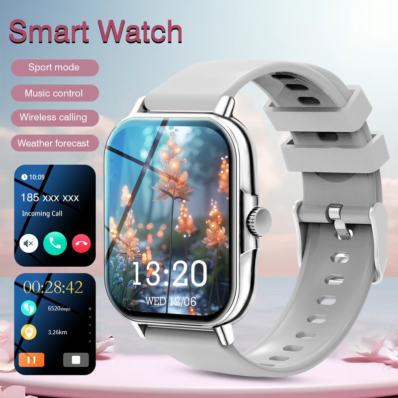 Fitness Tracker Smart Watch For Men And Women Wireless Calling Sports Smart Watch Screen 8