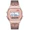 Luxury Retro Square Electronic Digital Watches Women Men Watch Rose Gold Silver Ladies Wristwatches 4
