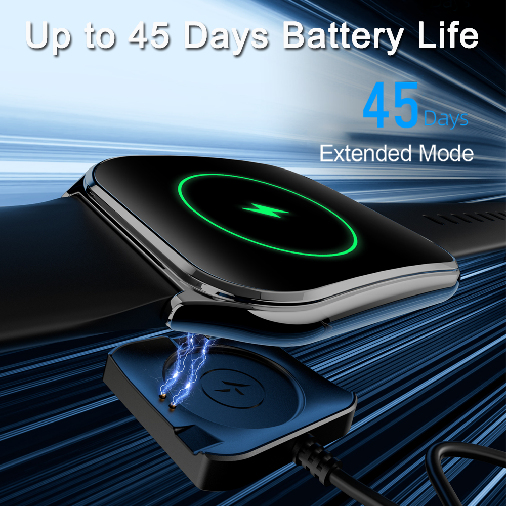 Ultra Thin Smart Watch Men Screen Waterproof Call Always Show Time Heart Rate Monitor 3