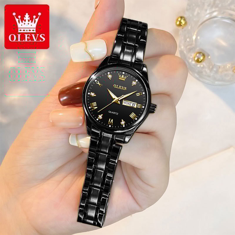 Classic Business Top Woman Watch Waterproof Ladies Wristwatch Original Quartz Watch Diamond Scale C 3