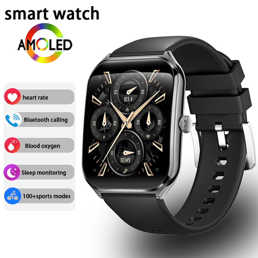 New Ultra Thin Smart Watch Men Display HD Call Reminder Always Show Time Smartwatch 0